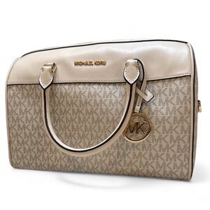 Michael Kors-Women’s  Medium Beige & Cream Cross body shoulder bag